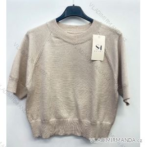 Women's Oversized Long Sleeve Knitted Sweater (S/M ONE SIZE) ITALIAN FASHION IMPSH23996