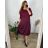 Casual Dress Cotton 3/4 Sleeve Women's Plus Size (40-50) POLISH FASHION PMF24MARGARITA