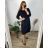 Casual Dress Cotton 3/4 Sleeve Women's Plus Size (40-50) POLISH FASHION PMF24MARGARITA