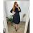 Casual Dress Cotton 3/4 Sleeve Women's Plus Size (40-50) POLISH FASHION PMF24MARGARITA