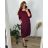 Casual Dress Cotton 3/4 Sleeve Women's Plus Size (40-50) POLISH FASHION PMF24MARGARITA