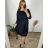 Casual Dress Cotton 3/4 Sleeve Women's Plus Size (40-50) POLISH FASHION PMF24SERINA