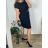 Women's short sleeve dress oversized (L-3XL) POLISH FASHION PMF20013 Colour   black Size   40