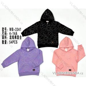 Sweatshirt outdoor long sleeve children youth girls (116-152) WOLF B2347