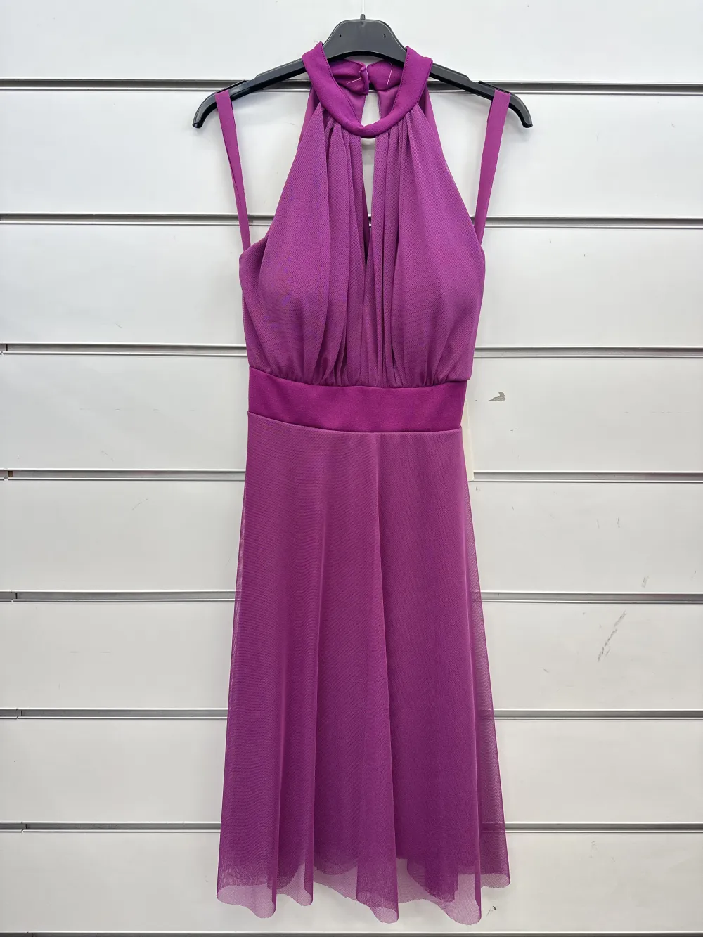 Šaty letní na ramínka dámské (S/M ONE SIZE) ITALSKÁ MÓDA IMPBB22B21841 S / M purple