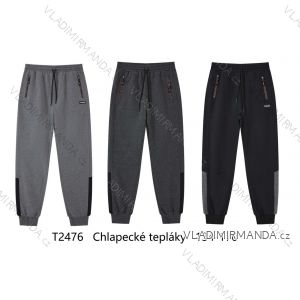 Long sweatpants for boys (134-170) WOLF T2476