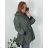 Women's Plus Size Hooded Jacket (XL/2XL ONE SIZE) ITALIAN FASHION IM422684