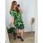 Tunic 3/4 long sleeve shirt women's oversized (L-6XL)  Polská Móda PMF24SUMMER 5XL green