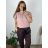 Women's Long Sleeve Tie Up Tunic (S/M ONE SIZE) ITALIAN FASHION IMPLI2234663