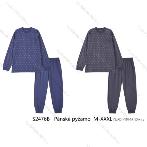 Men's Long Sleeve Pajamas (M-3XL) WOLF S2476B