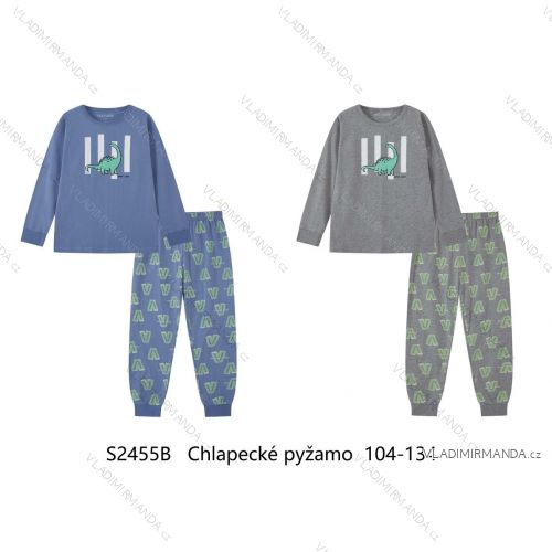 Pajamas long pants children and boys (104-134) WOLF S2755