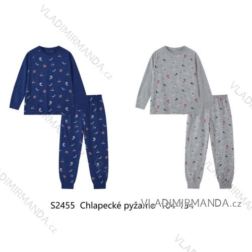 Pajamas long pants children and boys (104-134) WOLF S2755