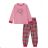 Children's long pajamas for girls (104-134) WOLF S2452