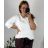 Women's T-Shirt Short Sleeve (S / M / L ONE SIZE) ITALIAN FASHION IMWC222158 52/54 white