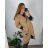 Women's long fleece coat (M / L ONE SIZE) ITALIAN FASHION IMD211105