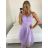 Women's tulle strapless party dress (XS/S/M/L ONE SIZE) ITALIAN FASHION IMC23498