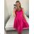 Women's strapless tulle party dress (XS/S/M/L ONE SIZE) ITALIAN FASHION IMC23498