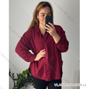 Women's Plus Size Long Pants and Long Sleeve Shirt Set (L/XL/2XL ONE SIZE) POLISH FASHION IMWT23BELLA