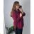 Women's Plus Size Long Pants and Long Sleeve Shirt Set (L/XL/2XL ONE SIZE) POLISH FASHION IMWT23BELLA 50/52 wine