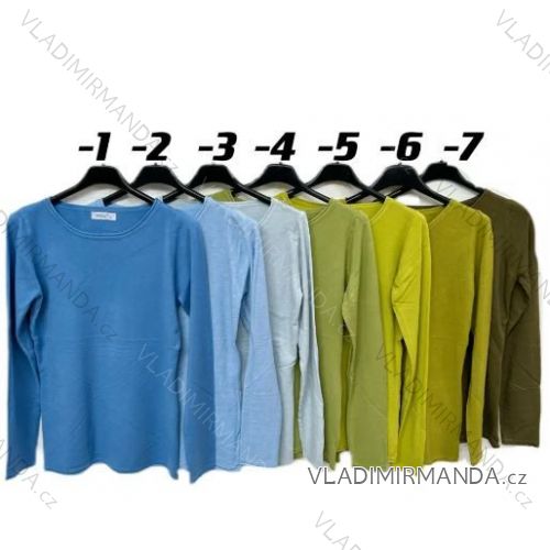 Women's Long Sleeve Knitted Sweater (S/M ONE SIZE) ITALIAN FASHION IMPSH231630