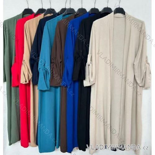 Women's Long Sleeve Tie Up Tunic (S/M ONE SIZE) ITALIAN FASHION IMPLI2234663