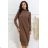 Women's Long Elegant Strapless Dress (S/M ONE SIZE) ITALIAN FASHION IMPMD23333