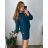 Dress with 3/4-sleeve ladies pocket (uni sl) ITALIAN Fashion IM3181746 52/54 dark emerald