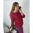 Sleeveless jacket long sleeve (uni sl) ITALIAN Fashion IMC17326 52/54 wine