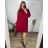 Knitted dress with turtleneck long sleeve women's plus size (54/56 ONE SIZE) ITALIAN FASHION IM424VIVIEN