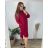 Knitted dress with turtleneck long sleeve women's plus size (54/56 ONE SIZE) ITALIAN FASHION IM424VIVIEN