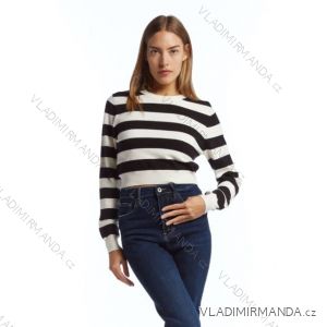 Women's Long Sleeve Knitted Sweater (S/M ONE SIZE) ITALIAN FASHION IMPSH231630