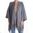 Women's Long Sleeve Poncho (S/M ONE SIZE) ITALIAN FASHION IMPLI2320508