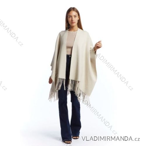 Women's Long Sleeve Poncho (S/M ONE SIZE) ITALIAN FASHION IMPLI2320508