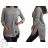 Women's Long Long Sleeve Extended Tunic (L / XL ONE SIZE) ITALIAN FASHION IMD211117