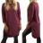 Women's Long Long Sleeve Extended Tunic (L / XL ONE SIZE) ITALIAN FASHION IMD211117