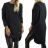 Women's Long Long Sleeve Extended Tunic (L / XL ONE SIZE) ITALIAN FASHION IMD211117