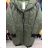 Women's Plus Size Hooded Jacket (XL/2XL ONE SIZE) ITALIAN FASHION IM422684