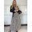 Women's Warm Long Sleeve Dress (L / XL ONE SIZE) ITALIAN FASHION IM4221054