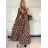 Women's Warm Long Sleeve Dress (L / XL ONE SIZE) ITALIAN FASHION IM4221054