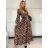 Women's Warm Long Sleeve Dress (L / XL ONE SIZE) ITALIAN FASHION IM4221054