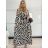 Women's Warm Long Sleeve Dress (L / XL ONE SIZE) ITALIAN FASHION IM4221054