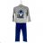 Pajamas long sonic children's boys (98-128) SETINO XH20028