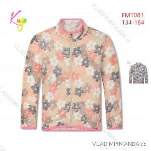 Sweatshirt warm warm-up girl zip (134-164) KUGO M2513