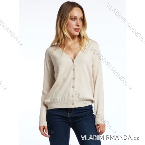 Women's Long Sleeve Knitted Sweater (S/M ONE SIZE) ITALIAN FASHION IMPSH231630