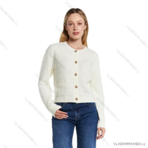 Women's Long Sleeve Knitted Sweater (S/M ONE SIZE) ITALIAN FASHION IMPSH231630