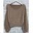 Women's Long Sleeve Sweater (S / M ONE SIZE) ITALIAN FASHION IMM219072