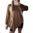 Tunic Extended Warm Long Sleeve Women Plus Size (48/50/52 ONE SIZE) ITALIAN FASHION IMD24383