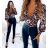 Women's long sleeve bodysuit (S/M ONE SIZE) ITALIAN FASHION IMWAE234304