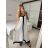 Women's long summer dress with straps (S/M ONE SIZE) ITALIAN FASHION IMPMD243208jd -   black -   S / M