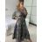 Women's Long Sleeve Summer Shirt Dress (S/M/L ONE SIZE) INDIAN FASHION IMWY23123 -   green -   M / L